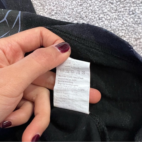 SEKS LLC Distressed Graphic Print Bike Oversized Vintage Wash T-Shirt - Picture 2 of 4